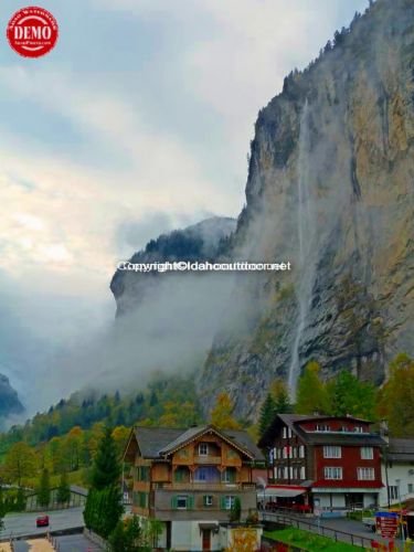 Lauterbrunnen Switzerland Stubbach Falls