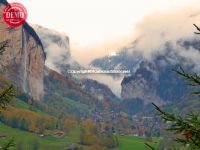 Switzerland Stubbach Falls Lauterbrunnen