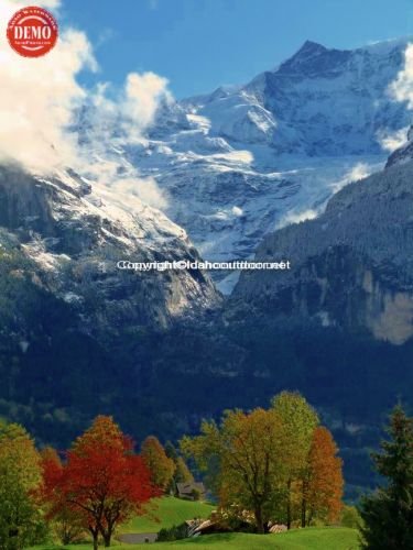 Grindelwaild Eiiger Switzerland Fall