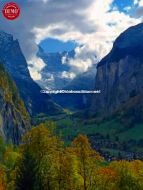 Switzerland Lauterbrunnen Valley Circle of Clouds