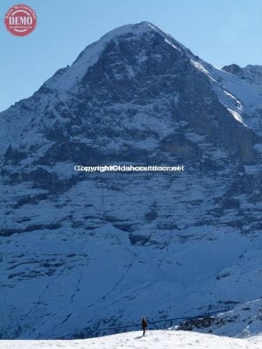 Climber North Wall Eiger