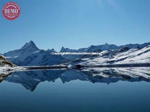 First Lake Reflections Schreckhorn 