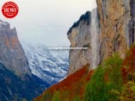 Lauterbrunnen Valley Stubbach Falls