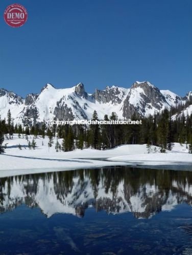 Alice Lake Frozen Reflections