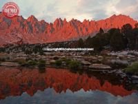 Evening Sierras Mountain Lake Reflections