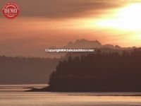 Coastal Mountains Canada Sunset