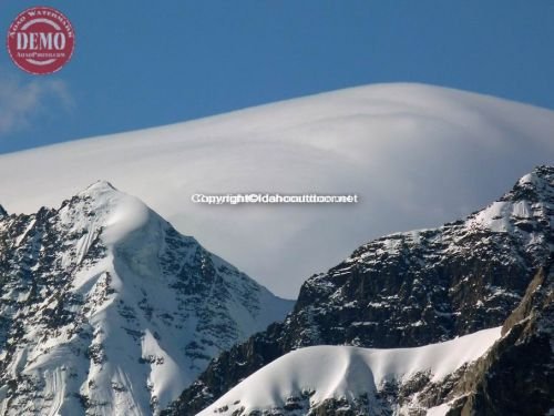 Clouds Blanket glacier Bay Alaska