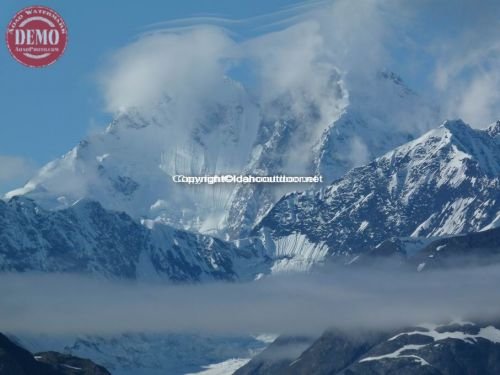 Alaska Glacier Mount Fairweather Clouds