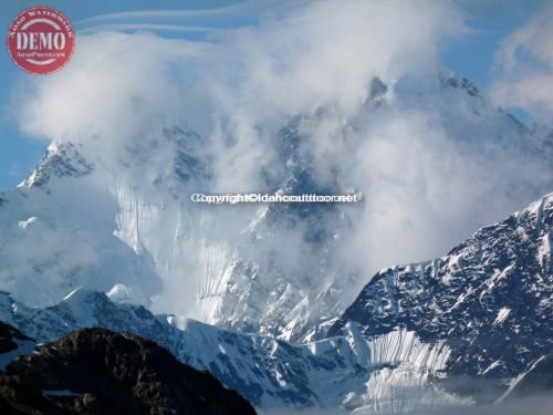 Glacier Alaska Mount Fairweather Clouds