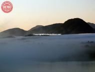 Morning Fog Ketchikan Alaska.