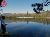 Elizabeth Lake Sawtooth Mountains Fly Fishing