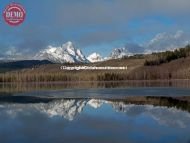 Mirror Little Redfish Lake Sawtooth Wilderness