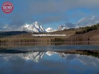 Mirror Little Redfish Lake Sawtooth Wilderness