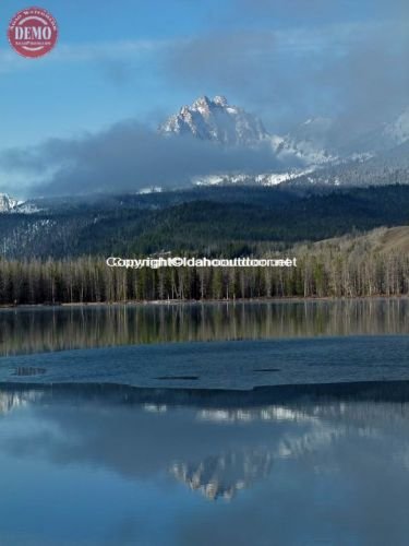 Mirror Little Redfish Lake Mount Heyburn