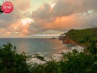 Sunset Hawaii Pololu Valley