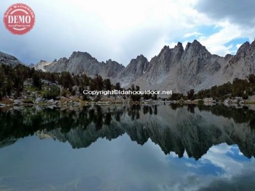 Reflections Kearsarge Lakes Sierras