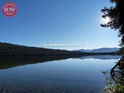 Yellow Belly Lake White Cloud Reflections