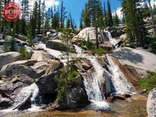 Waterfall Valley Sawtooths Idaho