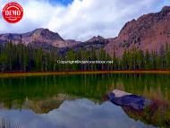 Decker Lake Sawtooth Reflections