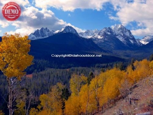 Sawtooths Fall Colors Fishhook Ridge