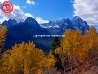 Fishhook Ridge Sawtooths Fall Colors