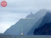 Sail Boat Hawaii Na Pali Coast Kauai