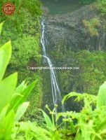 Hawaii Hana Coast Waterfall Maui