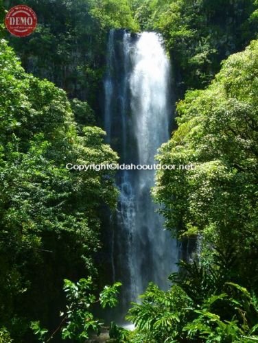 Wailua Fall Hana Coast Maui Hawaii