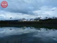 Little Redfish Lake Clouds Mirror