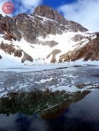 Thompson Cirque Lake Frozen