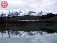 Clouds Little Redfish Lake Sawtooth