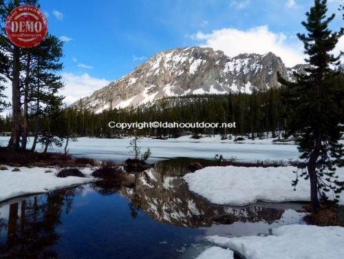 Parks Peak Reflections Toxaway Lake