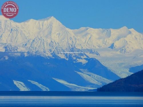 College Fiord Alaska Coastal Mountains