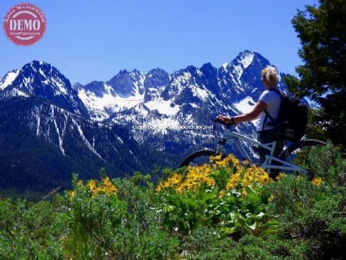 Mountain Biker Fishhook Ridge