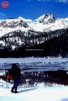 Skier Hell Roaring Lake