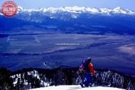 Telemark Skier Horton Peak