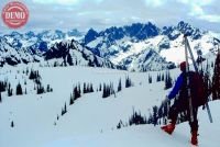 Observation Peak Sawtooths Skier