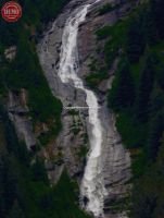 Waterfall Traci Arm Fiord Alaska
