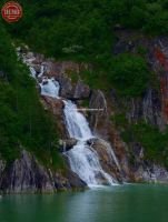 Alaska Waterfall Traci Arm Fiord