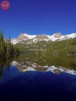 Hell Roaring Lake Sawtooth Mirror