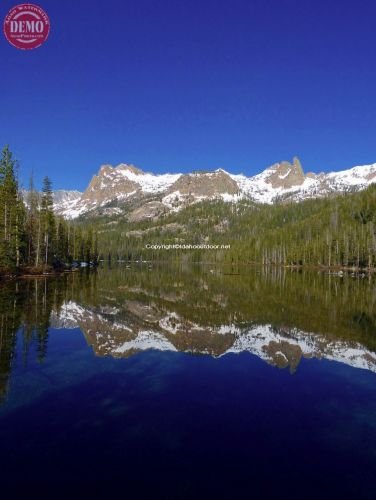 Hell Roaring Lake Sawtooth Mirror