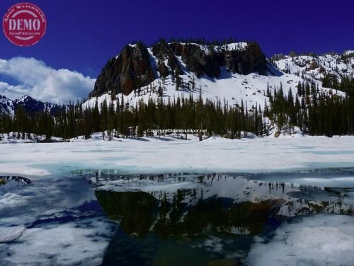 Icy Reflections Upper Hell Roaring Lake