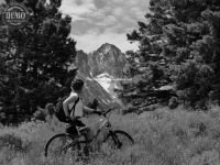 Mountain Biker Sawtooth Alps
