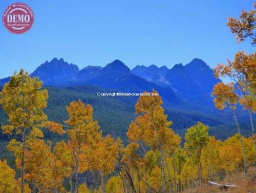 Sawtooths Fishhook Ridge Fall Color