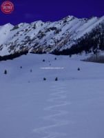 Boulder Mountains Ski Tracks