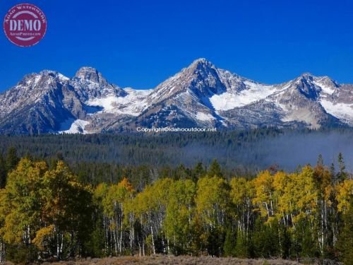 Fall Colors Little Redfish Lake Ridge Sawtooths