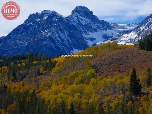 Little Redfish Lake Ridge Sawtooth Fall Colors