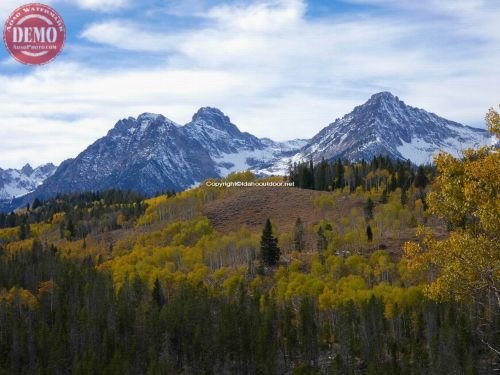 Fall Colors Little Redfish Lake Ridge Sawtooth