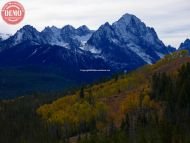 Little Redfish Lake Ridge Sawtooth Fall Color