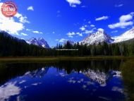 Mirror Images Sawtooth Mountains